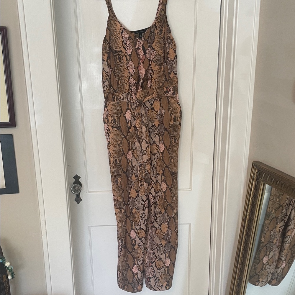 Snake Print Jumpsuit by Banana Republic in size 6T